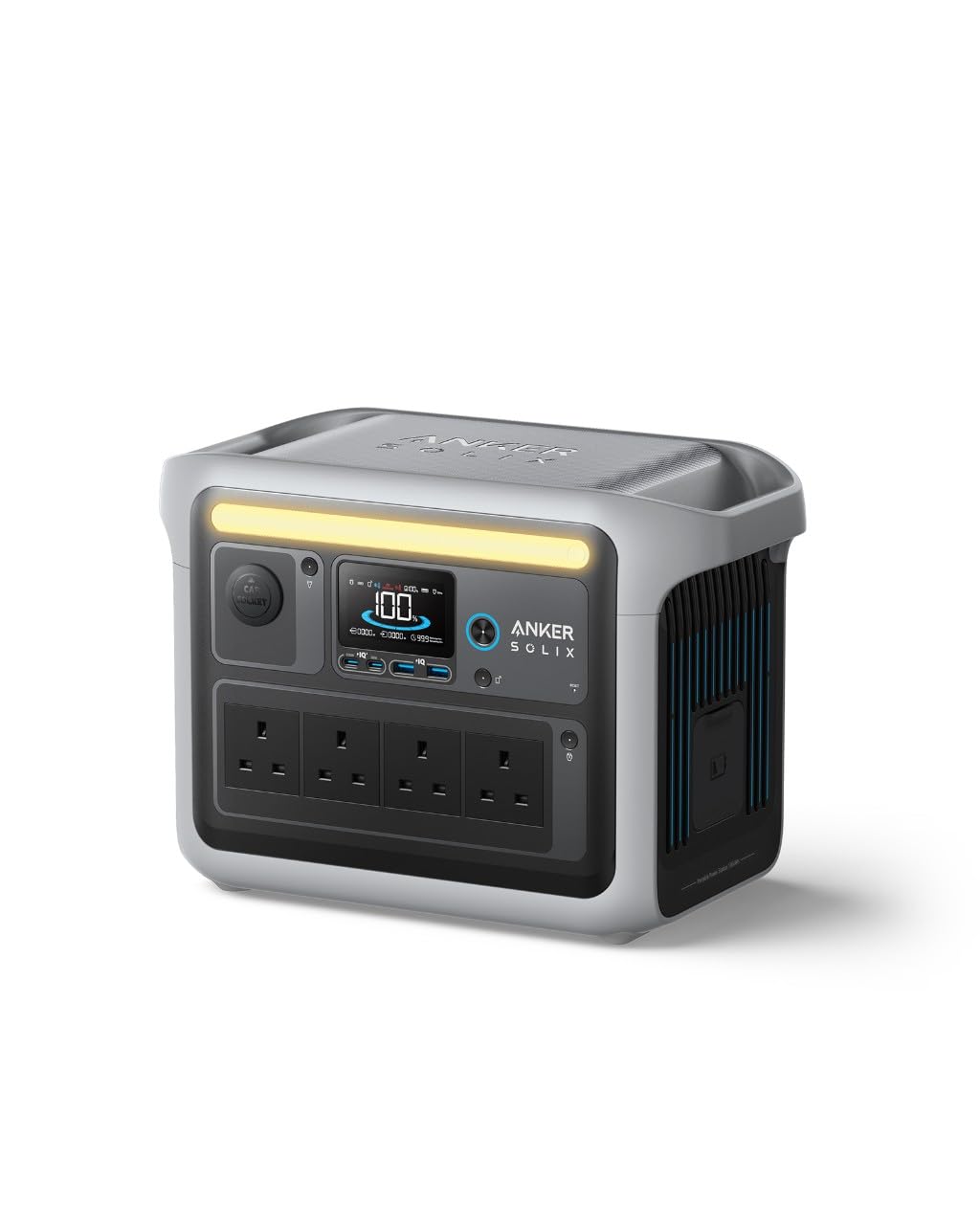 Anker SOLIX C1000 Portable Power Station, 1800W Solar Generator, Full Charge in 58 Min with UltraFast Charge Mode, LiFePO4 Power Station for Outdoor Camping and Home Backup (Optional Solar Panel)