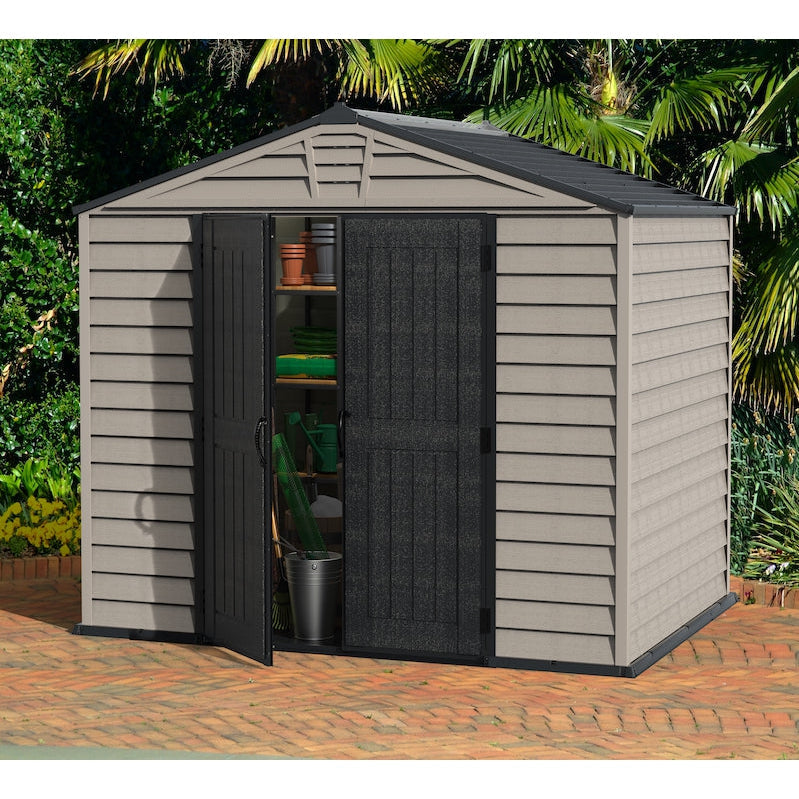 DuraMax StoreMax Plus 10.5x8 Ft with Molded Floor Vinyl Storage Shed