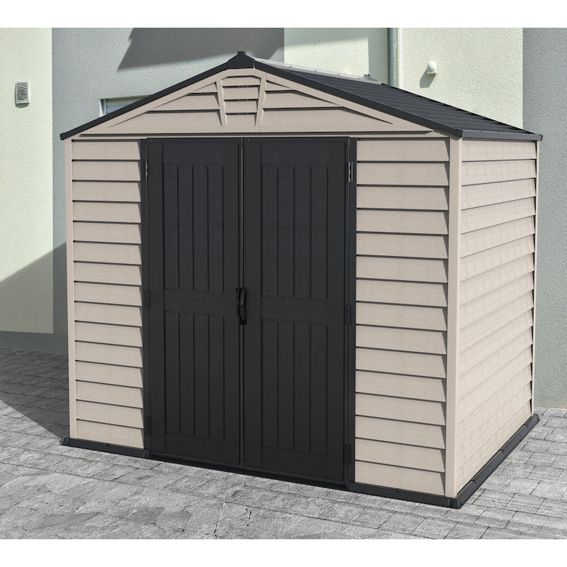 DuraMax StoreMax Plus 10.5x8 Ft with Molded Floor Vinyl Storage Shed