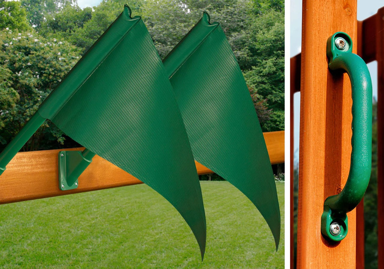 Mountaineer With Sky Loft Swing Set