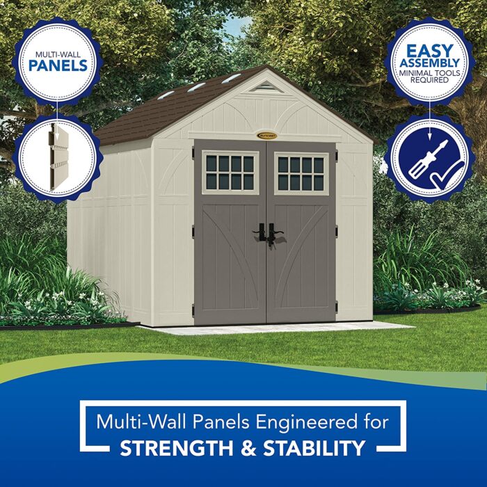 Suncast BMS8100 8' x 10' Tremont Storage Shed