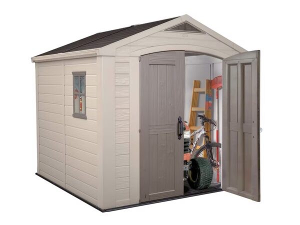 Keter Factor 8x8 Foot Large Resin Outdoor Shed