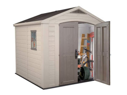 Keter Factor 8x8 Foot Large Resin Outdoor Shed