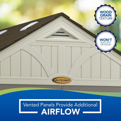 Suncast BMS8100 8' x 10' Tremont Storage Shed