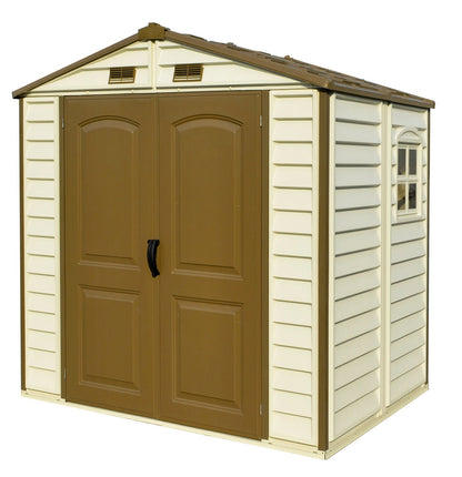 Duramax 4ft x 8ft Sidemate Vinyl Resin Outdoor Storage Shed