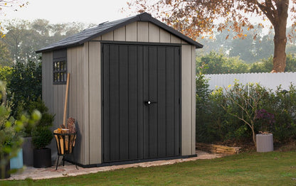 Keter Oakland 7.5x7 Storage Shed Grey