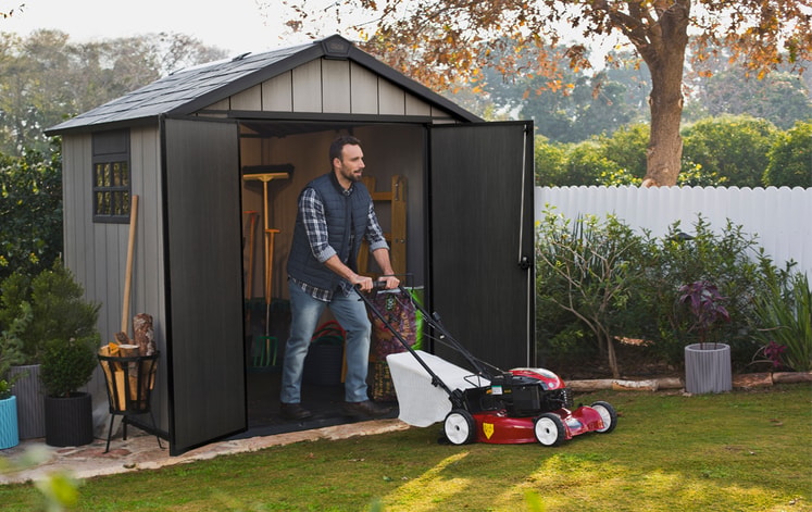 Keter Oakland 7.5x7 Storage Shed Grey