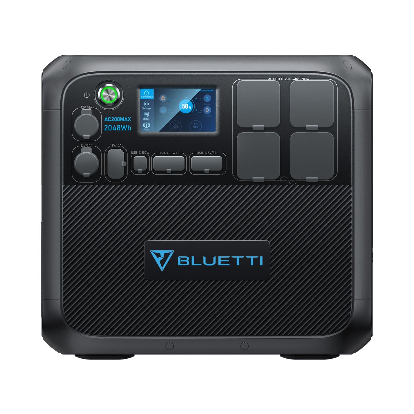 Bluetti AC200MAX Portable Power Station 2200W (2048Wh) with 350W Solar Panel Bluetti AC200MAX Portable Power Station 2200W (2048Wh) with 350W Solar Panel