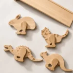 Wooden Animal Ramp Walker Set for Toddlers – 5-Piece Gravity-Powered Learning Toy - Image 5