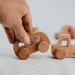 Wooden Toy Cars for Toddlers – 4-Piece Handmade Vehicle Set - Image 9