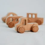 Wooden Toy Cars for Toddlers – 4-Piece Handmade Vehicle Set - Image 7